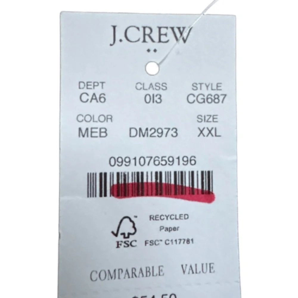 J. Crew Ladies Chambray Elastic Waist Shorts (BRAND NEW WITH TAGS) - Picture 3 of 3